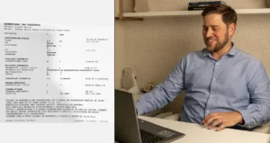 Dr. Artur Bianco analisando espermograma